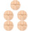 5Pcs Wood Pan Cover Lid With Handle For Stir Frying 8