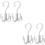 4 Pcs Handbag Hanger Belt Tie Scarf Organizer Hanging Storage 8