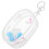 2 Sets Clear Doll Display Case Keychain With Pompom Ball 1