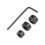 set boorhouder collars met voor positionering 1