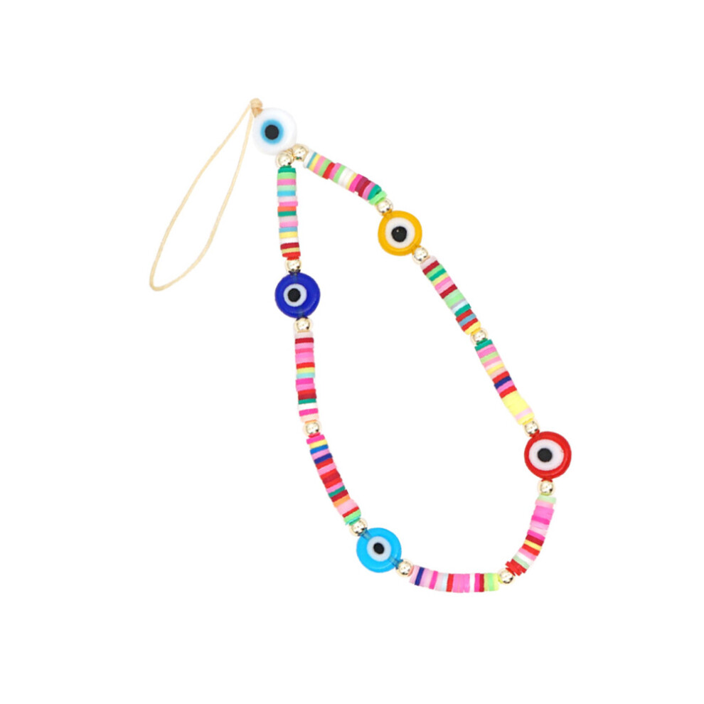 5Pcs Beaded Phone Lanyard Wrist Strap Ethnic Style Charm String 033787679800