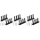 6 Pcs Bow And Arrow Wall Mounted Storage Brackets With Screws 5