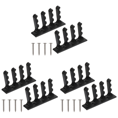 6 Pcs Bow And Arrow Wall Mounted Storage Brackets With Screws 2
