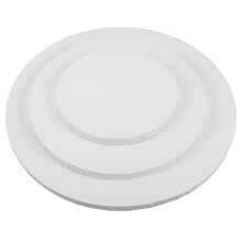 3Pcs Round Cotton Canvas Frames 20 30 40Cm With Wood Frame