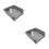 2Pcs Indoor Dog Toilet With Column Mesh Grid Potty Tray 6