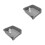 2Pcs Indoor Dog Toilet With Column Mesh Grid Potty Tray 9