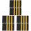 3 Pairs Shoulder Epaulette Pilot Uniform Decoration 4