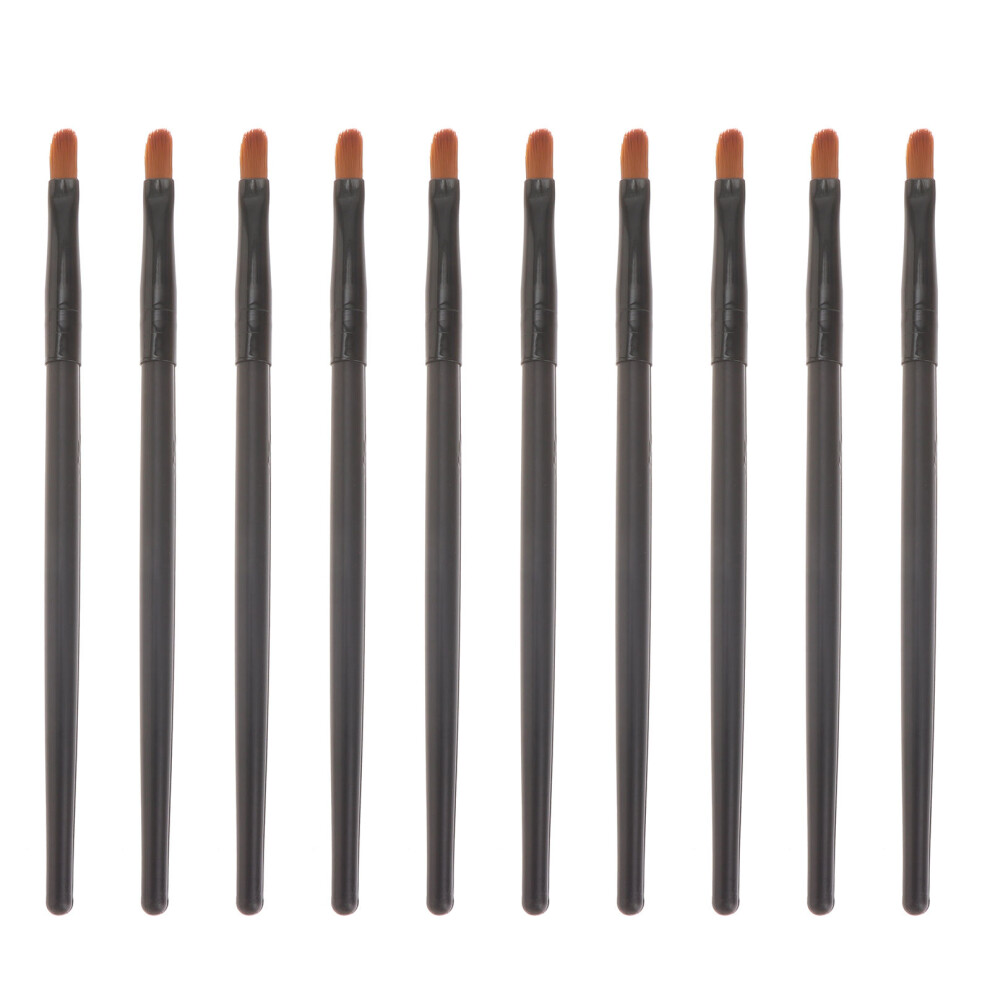 Ohphcall 30 Pcs Eye Makeup Brushes With Wooden Handle Black