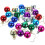 24 stuks veelkleurige kerstboom hangbollen, kerstversiering 7