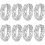 4 Pairs Hoops Earrings Men Retro Dragon Ear Decorations 5