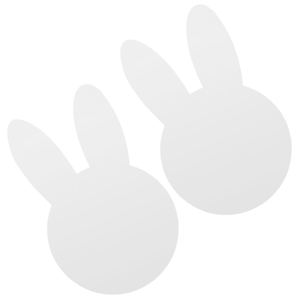 10 Pcs Bunny Shape Acrylic Wall Mirrors For Kids Playroom Decor Vaguelly