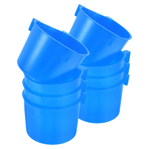 16 Pcs Hanging Feeding Watering Cup For Chicken Coop Rabbit Cage 2