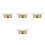 4Pcs Copper Iron Fire Sprinkler Covers Ceiling Wall Plates 6