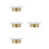 4Pcs Copper Iron Fire Sprinkler Covers Ceiling Wall Plates 7