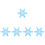 5Stk Blaue Snowboard Pads PVC Mit Zuschneidbarer Form 7