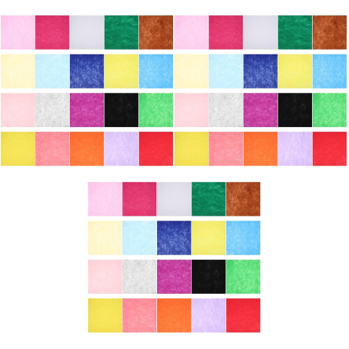 60Pcs Assorted Felt Sheets for Kids DIY Craft Nonwoven Sewing Projects 2