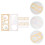 20 Pcs Multi-Use Painting Templates Colored Decorative Rulers For Diy 11
