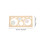 20 Pcs Multi-Use Painting Templates Colored Decorative Rulers For Diy 10