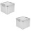 2Pcs Tinplate Storage Case For Cookies And Candies 8