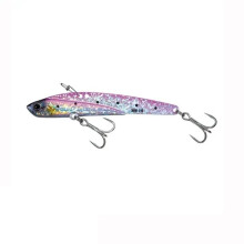 Fishing Lures 110mm 45g Metal Jig Lure Color C Sinking Big Blade Treble Hooks Long Casting Vibration Tackle 1 Pcs