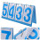 3Pcs Reusable Score Board For Sports Scorekeeping 10