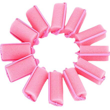 Foam Sponge Hair Roller 12-Piece, Hair Curler Rollers, Home Salon Portable Soft Styling Tool For Night Or Work Use