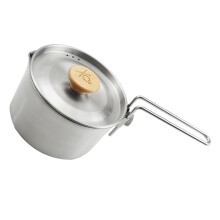 Rvs Camping Kookset Met Handvat Voor Outdoor Picknick
