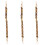 15Pcs Decorative Acrylic Leopard Bag Chain Strap Durable Purse Handle 1