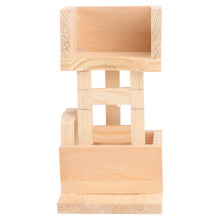 3Pcs Wooden Hamster House Ladder Bunny Rabbit Parrot Foraging Toy
