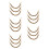 15Pcs Decorative Acrylic Leopard Bag Chain Strap Durable Purse Handle 7
