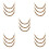 15Pcs Decorative Acrylic Leopard Bag Chain Strap Durable Purse Handle 10