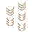 15Pcs Decorative Acrylic Leopard Bag Chain Strap Durable Purse Handle 8