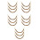 15Pcs Decorative Acrylic Leopard Bag Chain Strap Durable Purse Handle 4