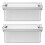4 Pcs Rectangular Tinplate Box With Buckle For Cookies Biscuits Candy 3