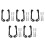 5 Sets Motorcycle Handlebar Hand Guards For Dirt Bikes Atvs Scooters 9
