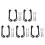 5 Sets Motorcycle Handlebar Hand Guards For Dirt Bikes Atvs Scooters 5