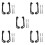 5 Sets Motorcycle Handlebar Hand Guards For Dirt Bikes Atvs Scooters 4