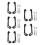5 Sets Motorcycle Handlebar Hand Guards For Dirt Bikes Atvs Scooters 6