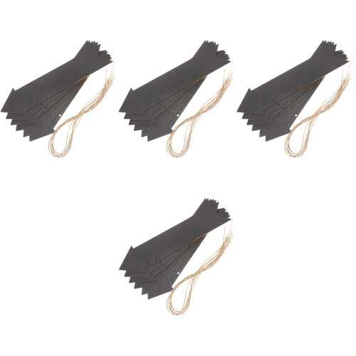 24 Pcs Chalkboard Arrow Sign Double Side Blank Direction Signs 2