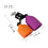 2Pcs High Low Tone Block Drum Set Accessory 11