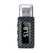 Blue Tooth Car Adapter Bluetooth FM Transmitter Receiver Model Y1o2 3.5mm Stereo Audio Input