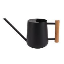 900 ml Edelstahl-Gießkanne 9,5  11,5  16 cm Schwarz