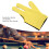 3-Finger-Billard-Handschuhe Gelb 0,6 oz Einheitsgröße 3