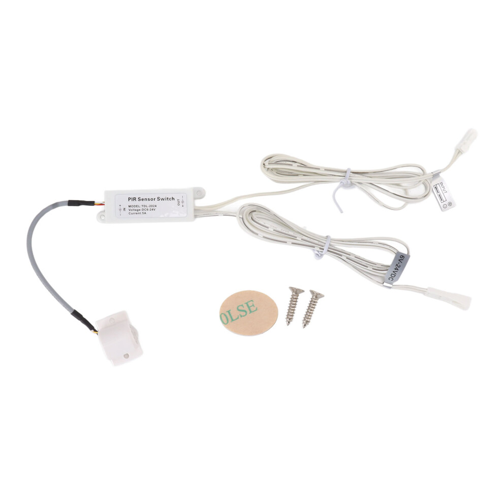 Infrared Pir Motion Switch 120 Degree Sensing Cabinet Light Dc6-24V 609610793618