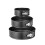 3Pcs Springform Pan Non Stick Cake Mold Black 2