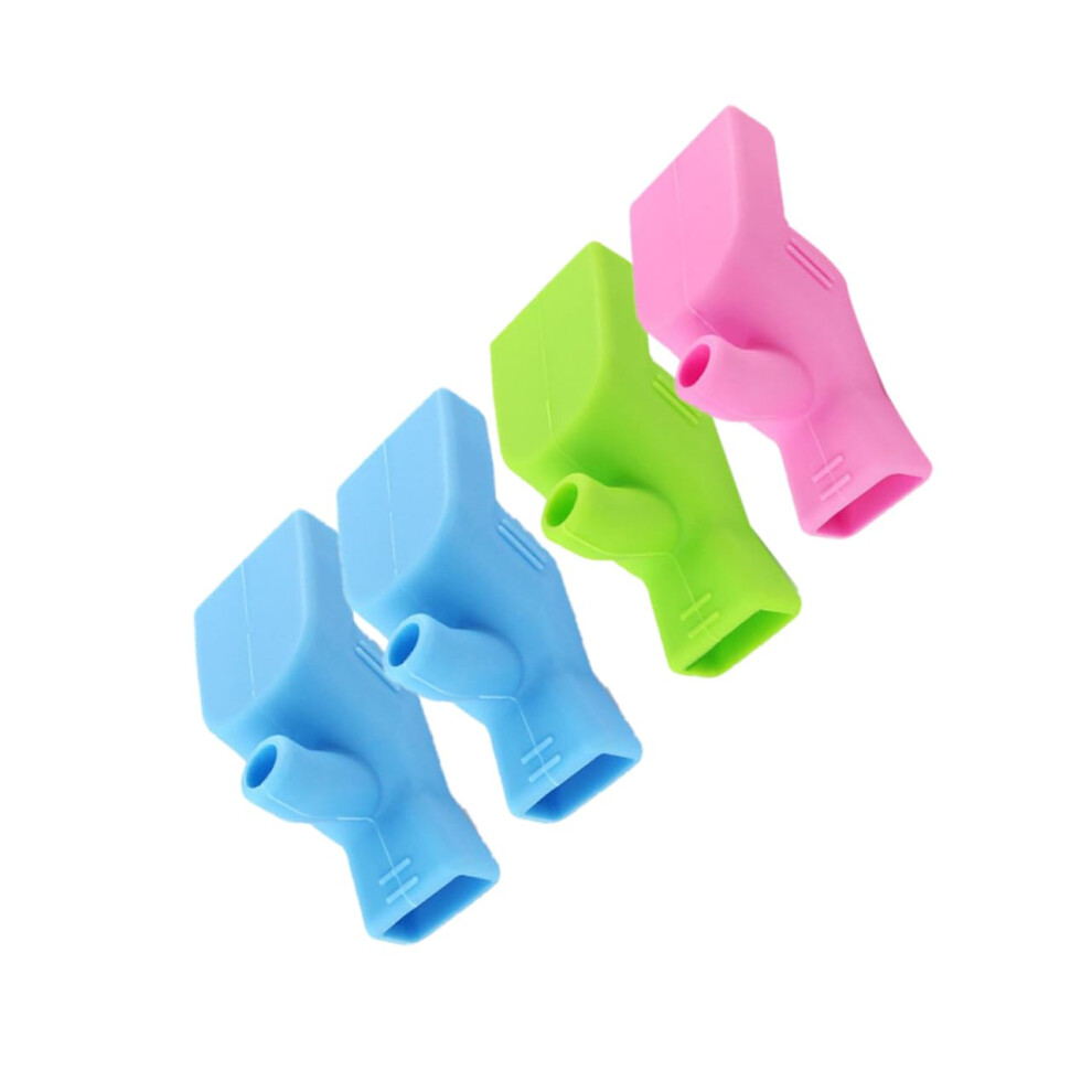 Water Spout Cover 4-Piece Silicone Faucet Extender For Travel, Portable Sink, Kitchen And Bath, Kids Hand-Washing Extender 9084446246452