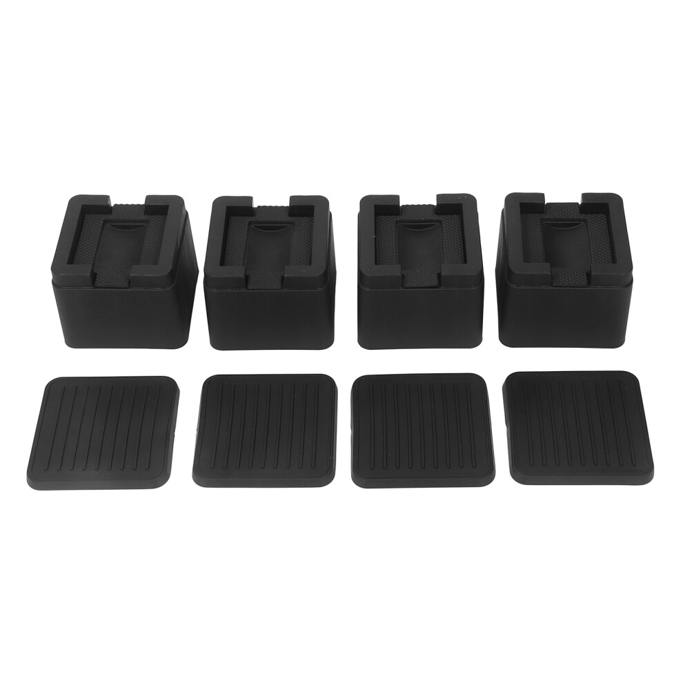 4 Sets Sofa Risers Square Anti Skid Bed Raisers Blocks 609610799580