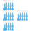 40 Pcs Ticket Scratcher Tool Portable Plastic 9