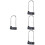 4pcs 4 Padlock Safety Lock Combination Lock Password Lock 7