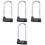 4pcs 4 Padlock Safety Lock Combination Lock Password Lock 4